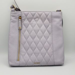 Vera Bradley Molly Crossbody Leather Cloud Gray